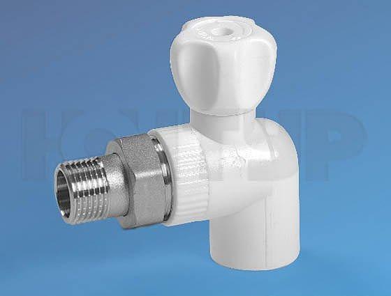 PPR Кран радиаторный угловой НР D25-3/4 КОНТУР 11105025200