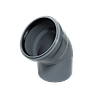 PP Отвод кан. D40*45 СТАНДАРТ КОНТУР 72400040300
