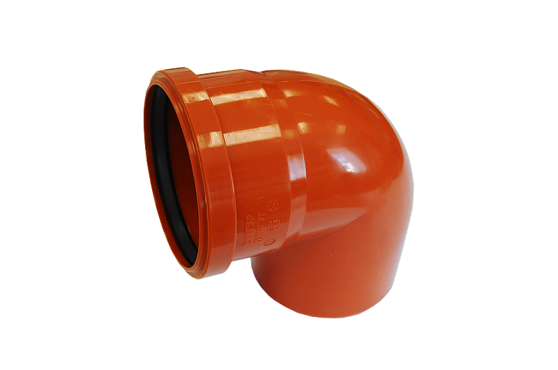 PP Отвод кан. D 110х90 ОРАНЖ КОНТУР 78400110500