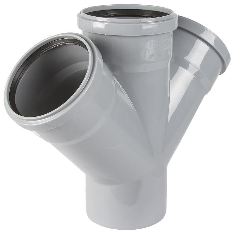 PP Крестовина канализационная одноплоскостная D50*50*50/45 СТАНДАРТ 72601050310